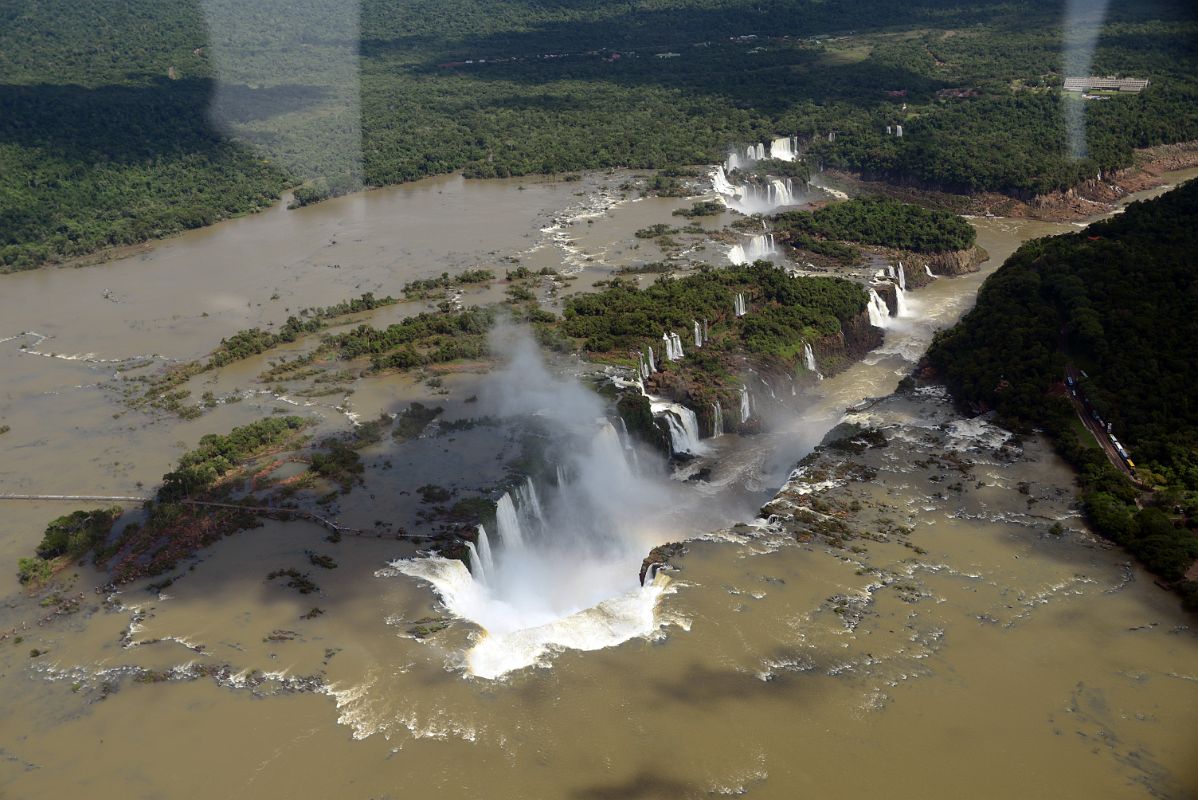 17 Full View Of Garganta del Diablo Devils Throat, Argentina Falls And Rio Iguazu Superior From Brazil Helicopter Tour To Iguazu Falls